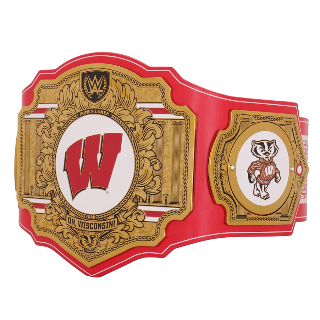 Wisconsin Badgers WWE Legacy Championship Replica Title Belt