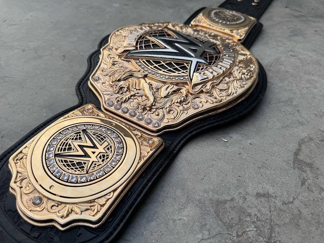 World Heavyweight Championship Replica Belt | 6MM Metal Plates