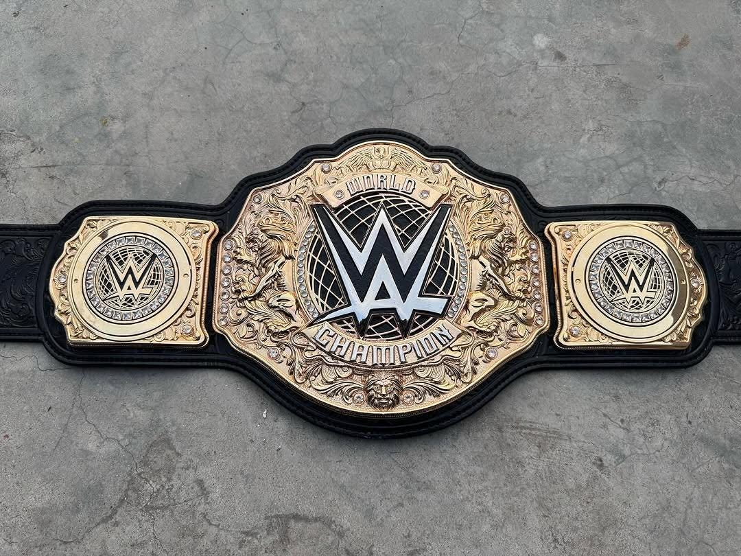 World Heavyweight Championship Replica Belt | 6MM Metal Plates
