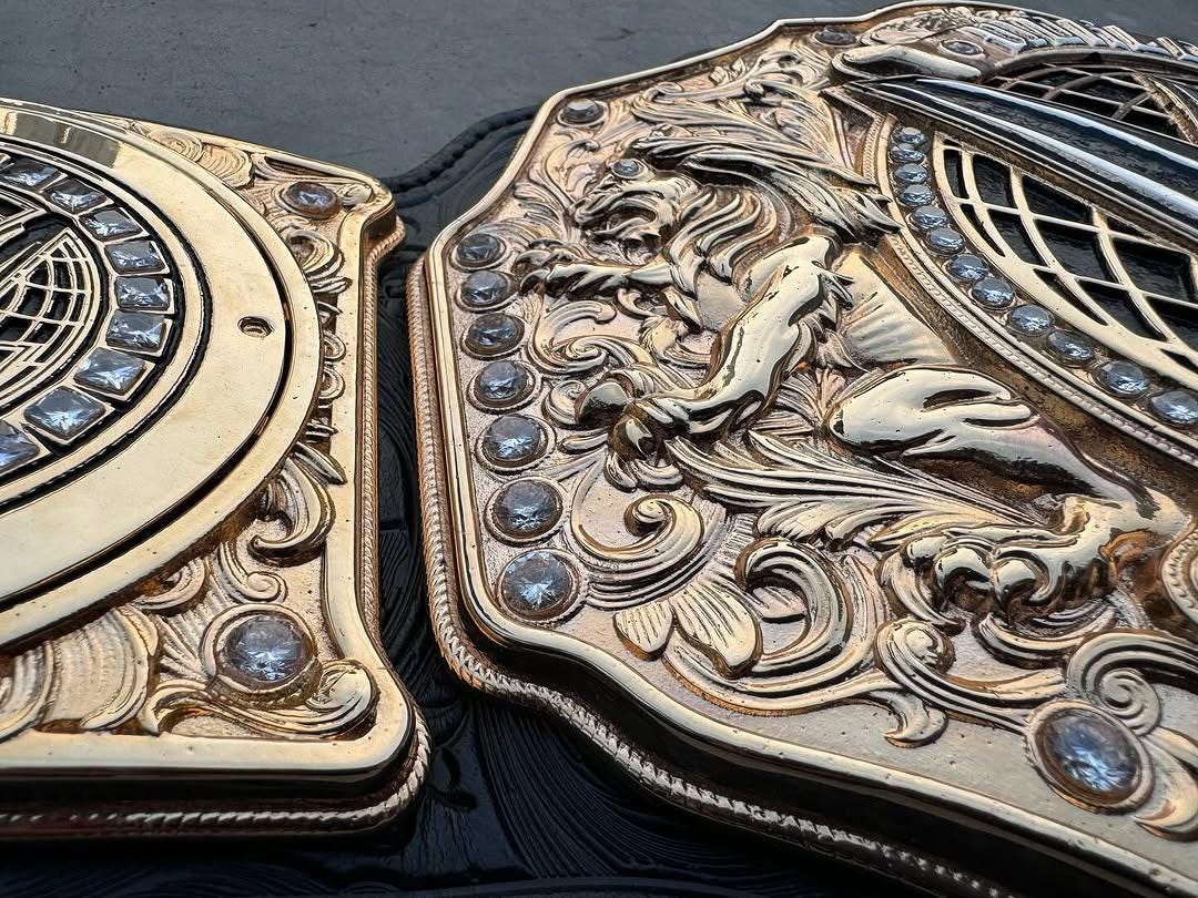 World Heavyweight Championship Replica Belt | 6MM Metal Plates