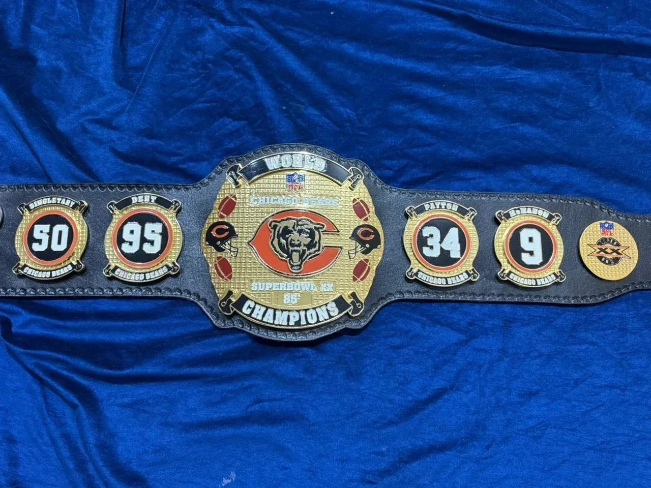 Superbowl Chicago Bears Replica Championship Belt