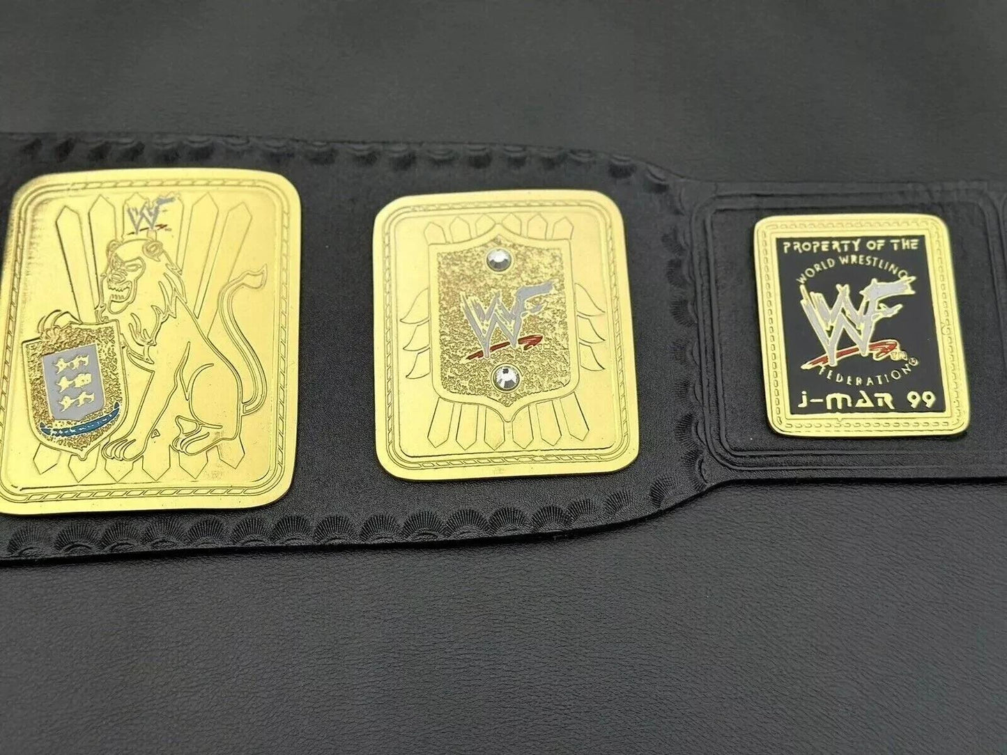 Big Eagle Attitude Era Championship Belt | 2MM/4MM Gold Brass Replica Title | Adult Size Wrestling Fan Gift | Heavyweight Belt