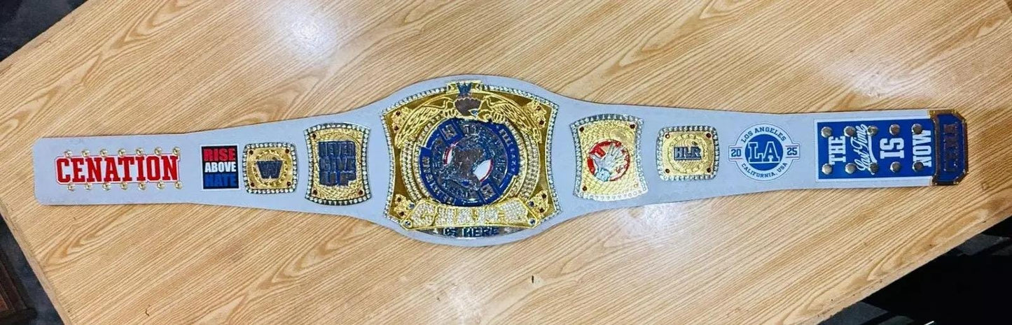 John Cena Farewell Tour 2025 Spinner Championship Replica Belt | WWE Title Belt 2mm / 4mm Brass | Los Angeles Wrestling Fan Gift