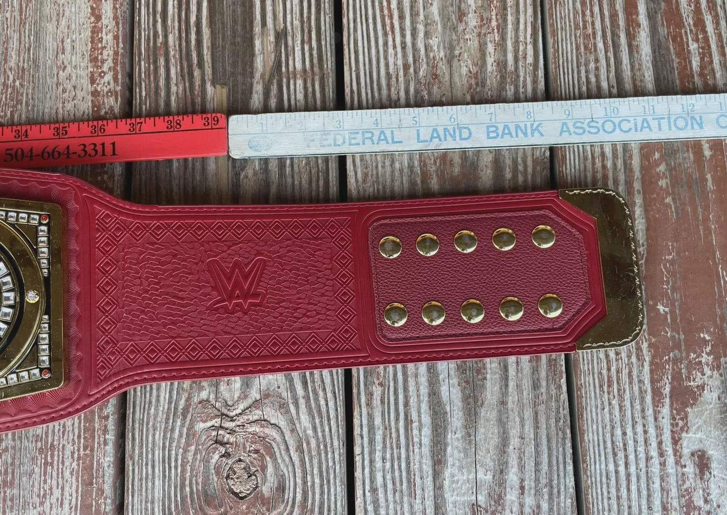 Universal Championship Replica Belt | Red Strap | 2MM /4MM Brass | Adult Size Wrestling Title | World Heavyweight Belt