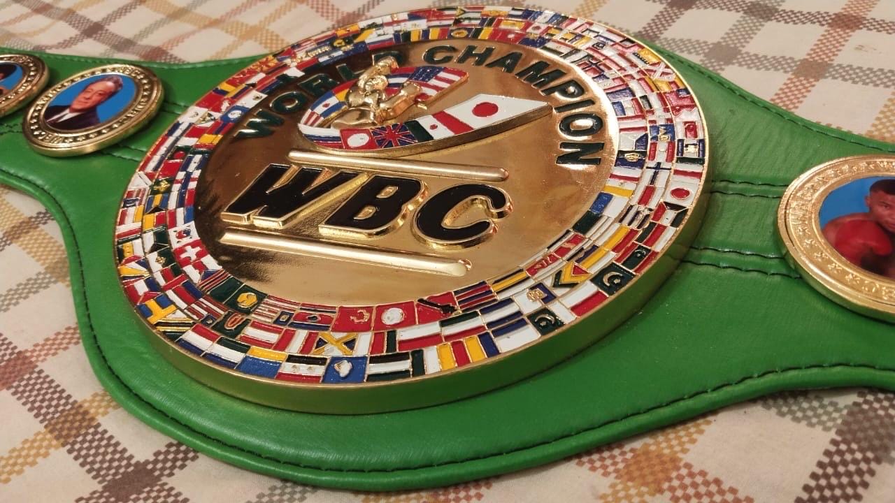 WBC World Heavyweight Championship Belt | 3D Full Size Boxing Title Replica | Authentic-Looking Adult Belt | WBC Fan Collectible Gift