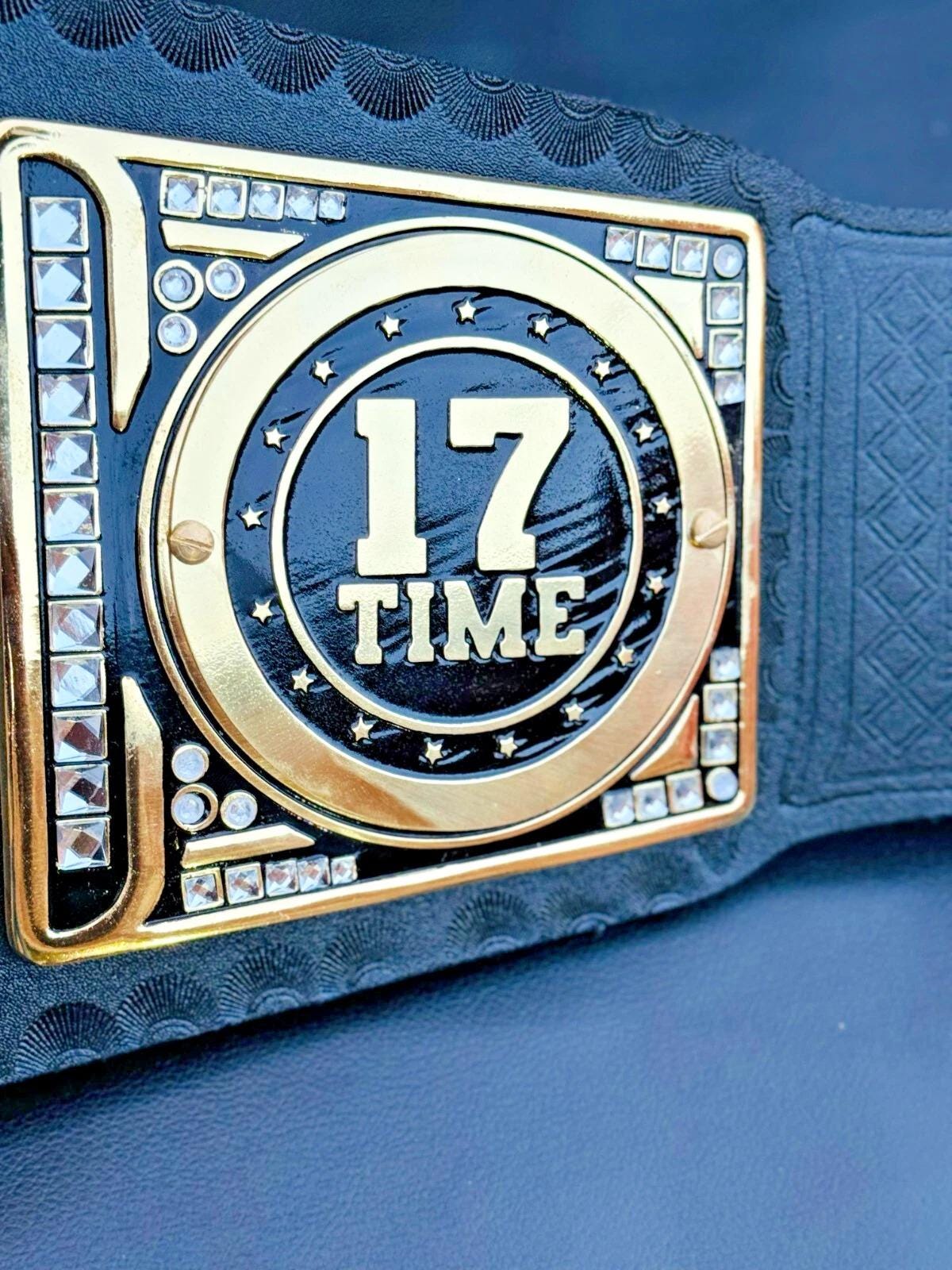 John Cena 17th times Undisputed Championship Replica Belt | 2mm / 4mm | WWE Wrestling Title | Adult Size | Universal Gift for Fans