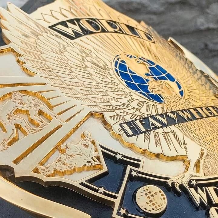 WWF Winged Eagle Championship Belt | 2MM 4MM Real Leather | Classic Wrestling Replica | Hulk Hogan Tribute | Fan Gift