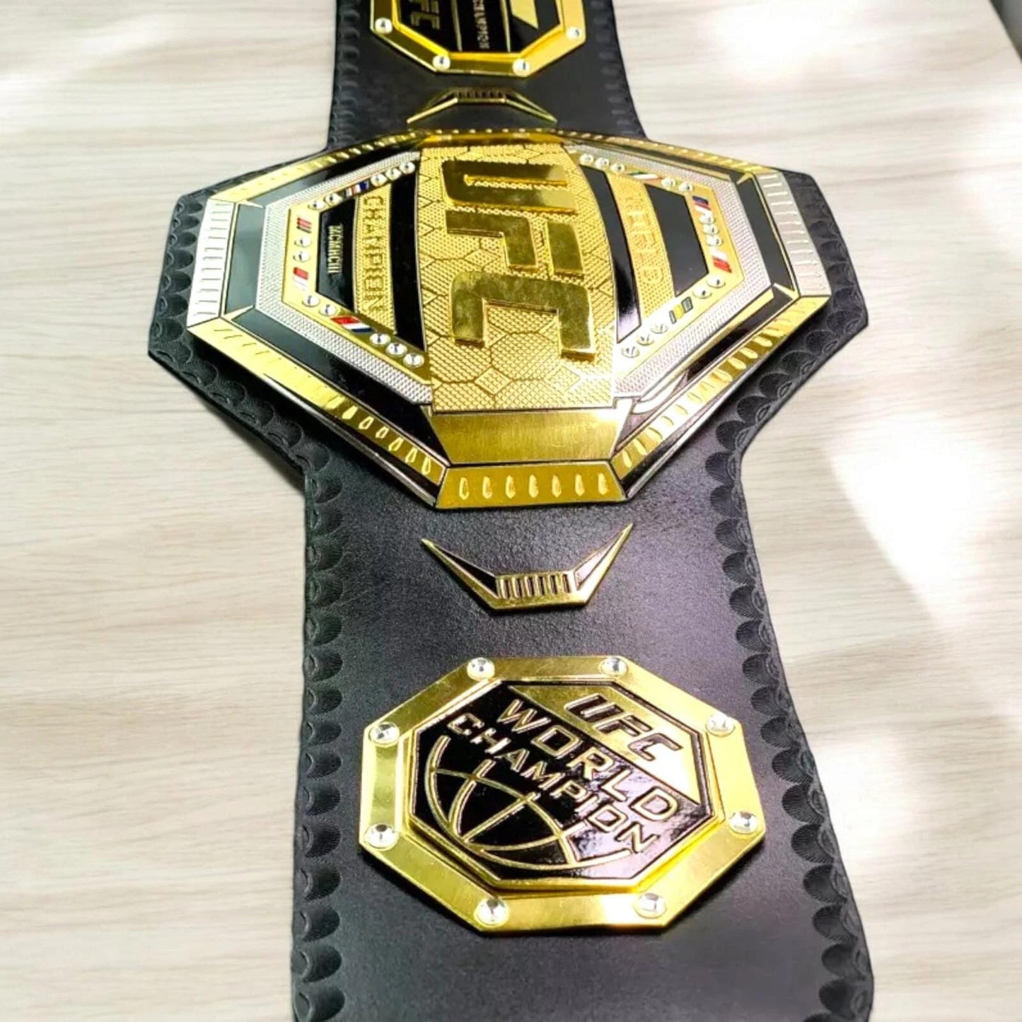 UFC Legacy Replica Championship Belt – Adult Size MMA Title | 2MM/4MM Plates | Ultimate Fighting Fan Gift | UFC Belt for Display or Cosplay
