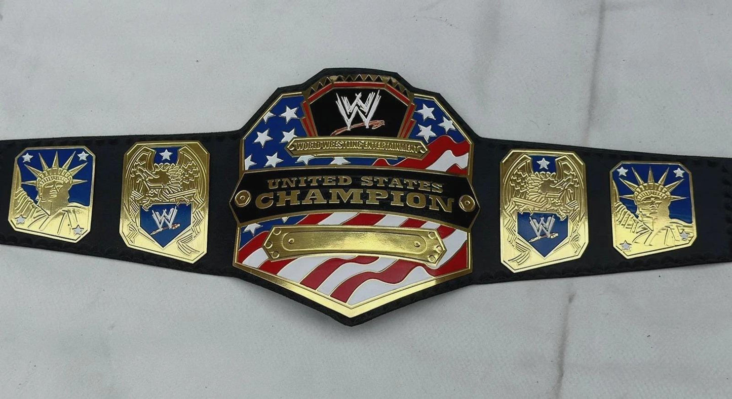 USA Championship Belt | 2MM 4MM Replica Wrestling Title | United States Adult Size Belt | Wrestling Fan Gift | Handmade Belt