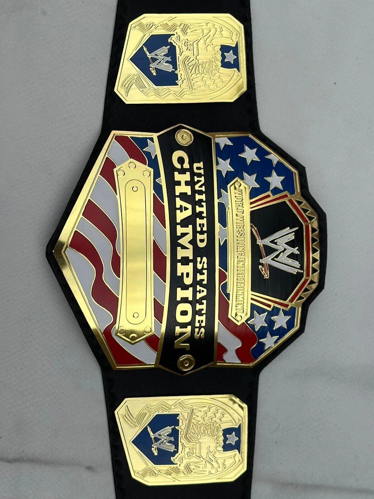 USA Championship Belt | 2MM 4MM Replica Wrestling Title | United States Adult Size Belt | Wrestling Fan Gift | Handmade Belt