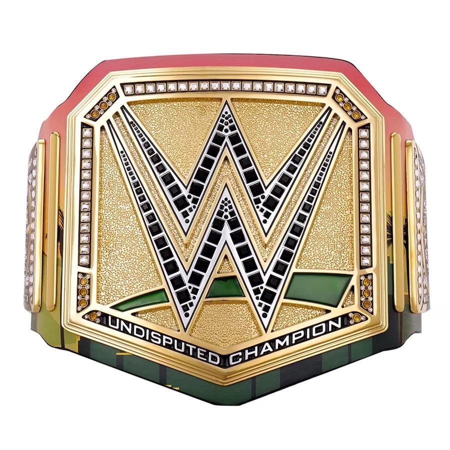 Money in the Bank 2025 Championship Belt – 2MM/4MM Brass Replica – WWE Style Adult Size – Custom Wrestling Title Belt – MITB Vegas