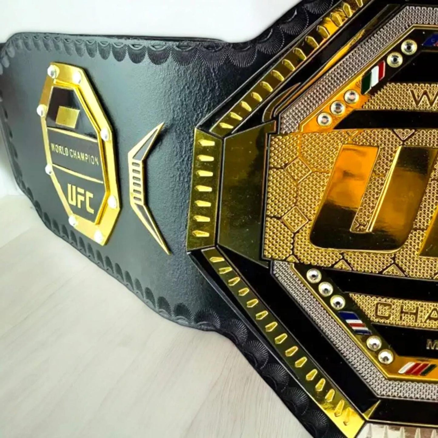 UFC Legacy Replica Championship Belt – Adult Size MMA Title | 2MM/4MM Plates | Ultimate Fighting Fan Gift | UFC Belt for Display or Cosplay
