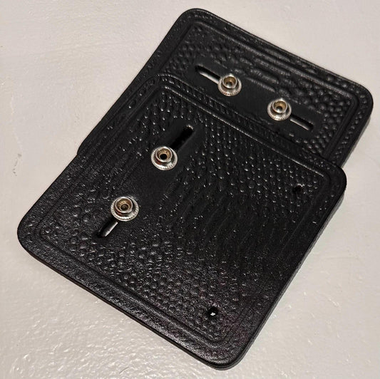 Wrestling Belt Wall Mount Hanger 2 Pack | Real Leather Belt Display Hook | Adjustable Studs | WWE Replica Belt Holder