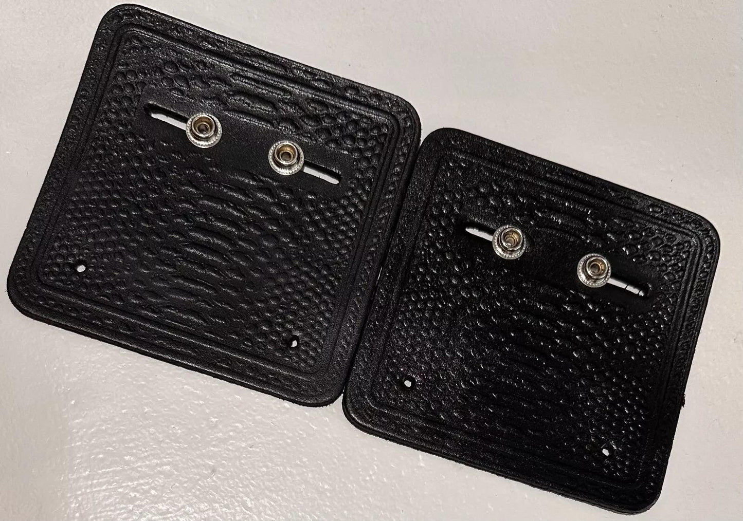 Wrestling Belt Wall Mount Hanger 2 Pack | Real Leather Belt Display Hook | Adjustable Studs | WWE Replica Belt Holder
