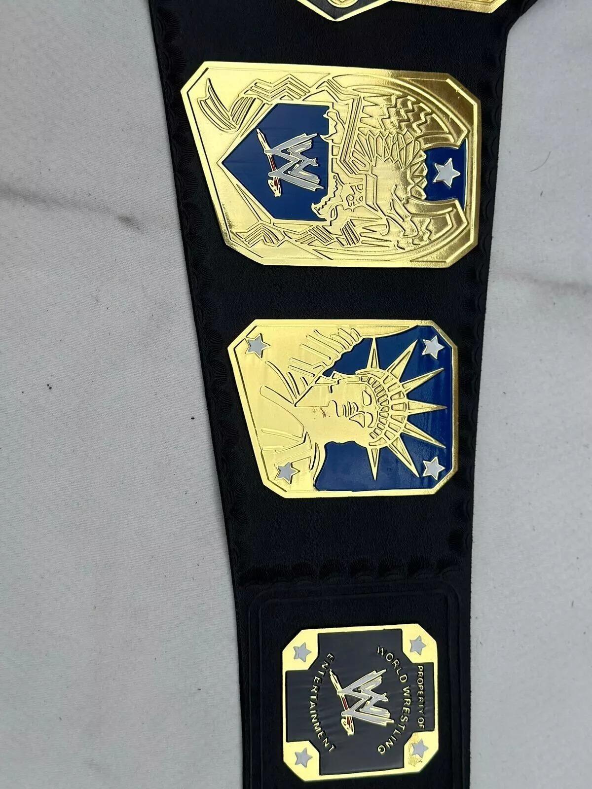 USA Championship Belt | 2MM 4MM Replica Wrestling Title | United States Adult Size Belt | Wrestling Fan Gift | Handmade Belt
