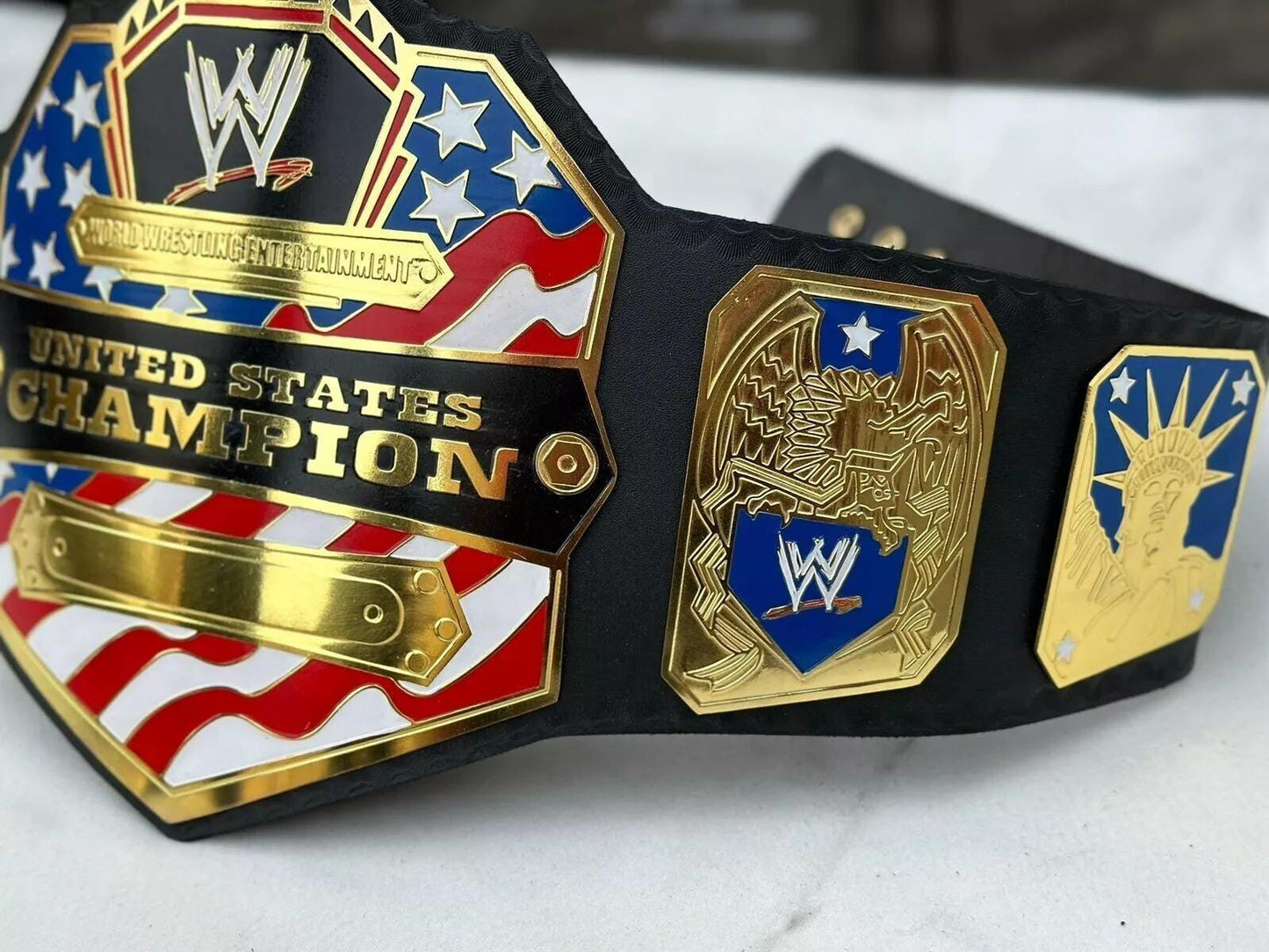 USA Championship Belt | 2MM 4MM Replica Wrestling Title | United States Adult Size Belt | Wrestling Fan Gift | Handmade Belt