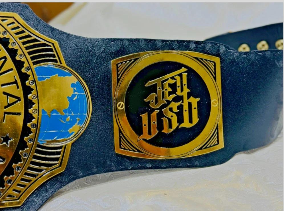 Intercontinental Wrestling Championship Replica Belt | 2MM 4mm Brass | Adult Size | New World Title Belt for Collectors