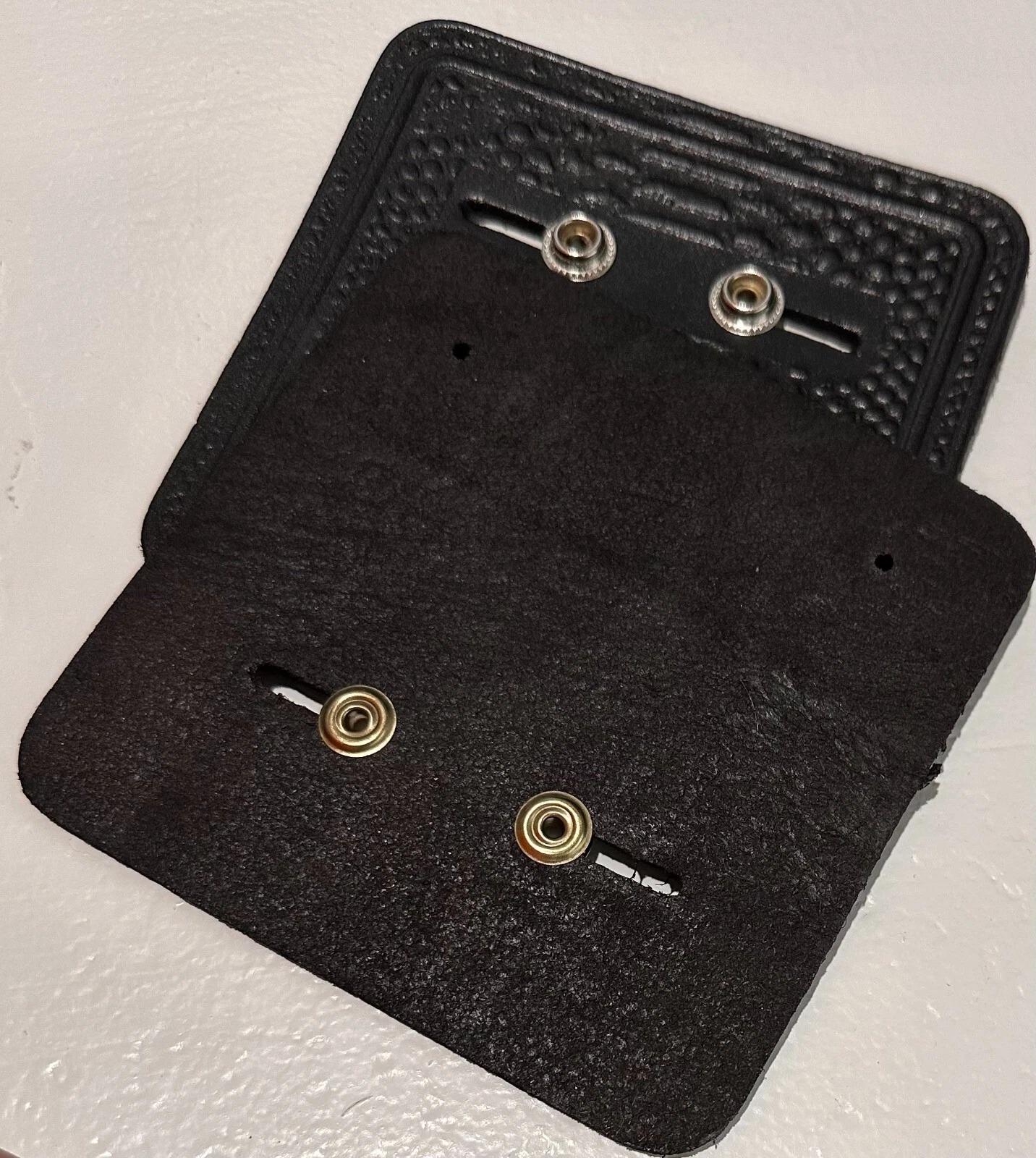 Wrestling Belt Wall Mount Hanger 2 Pack | Real Leather Belt Display Hook | Adjustable Studs | WWE Replica Belt Holder