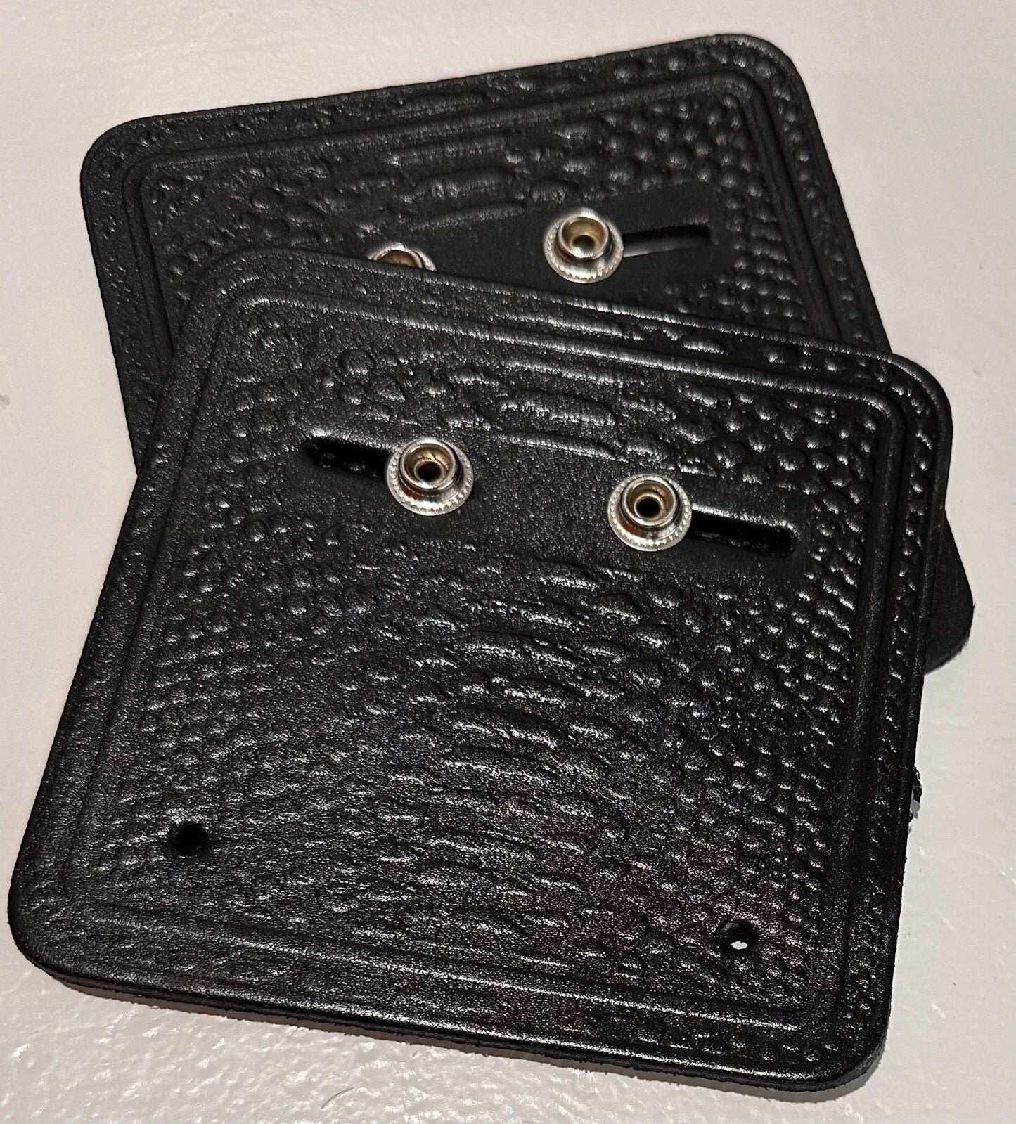 Wrestling Belt Wall Mount Hanger 2 Pack | Real Leather Belt Display Hook | Adjustable Studs | WWE Replica Belt Holder