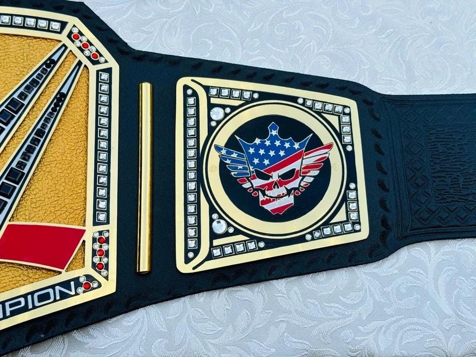 Cody Rhodes Undisputed Heavyweight Championship Belt | 2MM 4MM Brass Replica Title | Adult Size Wrestling Belt | Real Leather Strap