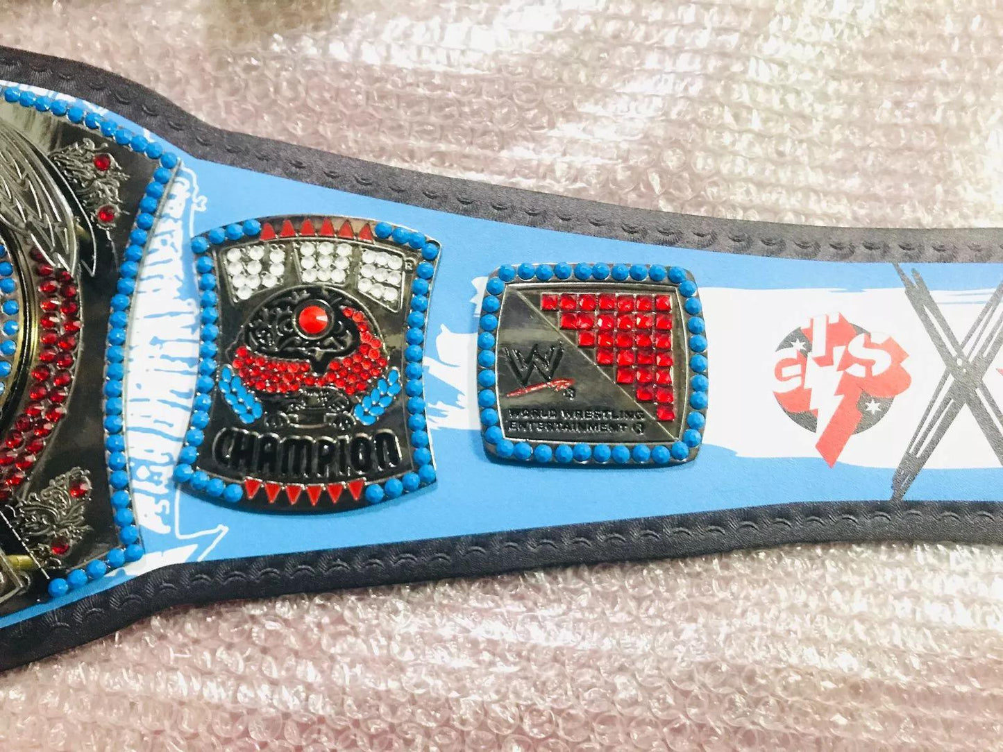 CM Punk Spinner WWE Championship Belt | 2MM 4MM Brass Replica | Real Leather Strap | Wrestling Fan Gift | Adult Size | Fast Free Shipping