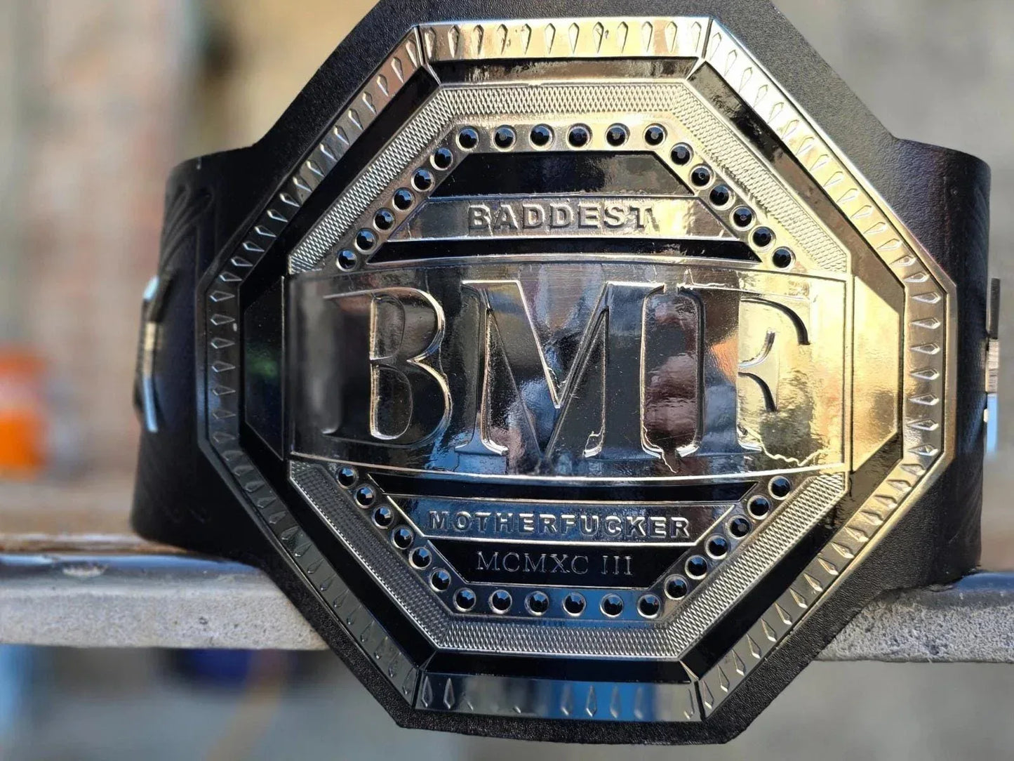 UFC BMF Championship Replica Belt Brock Lesnar Inspired MMA Title