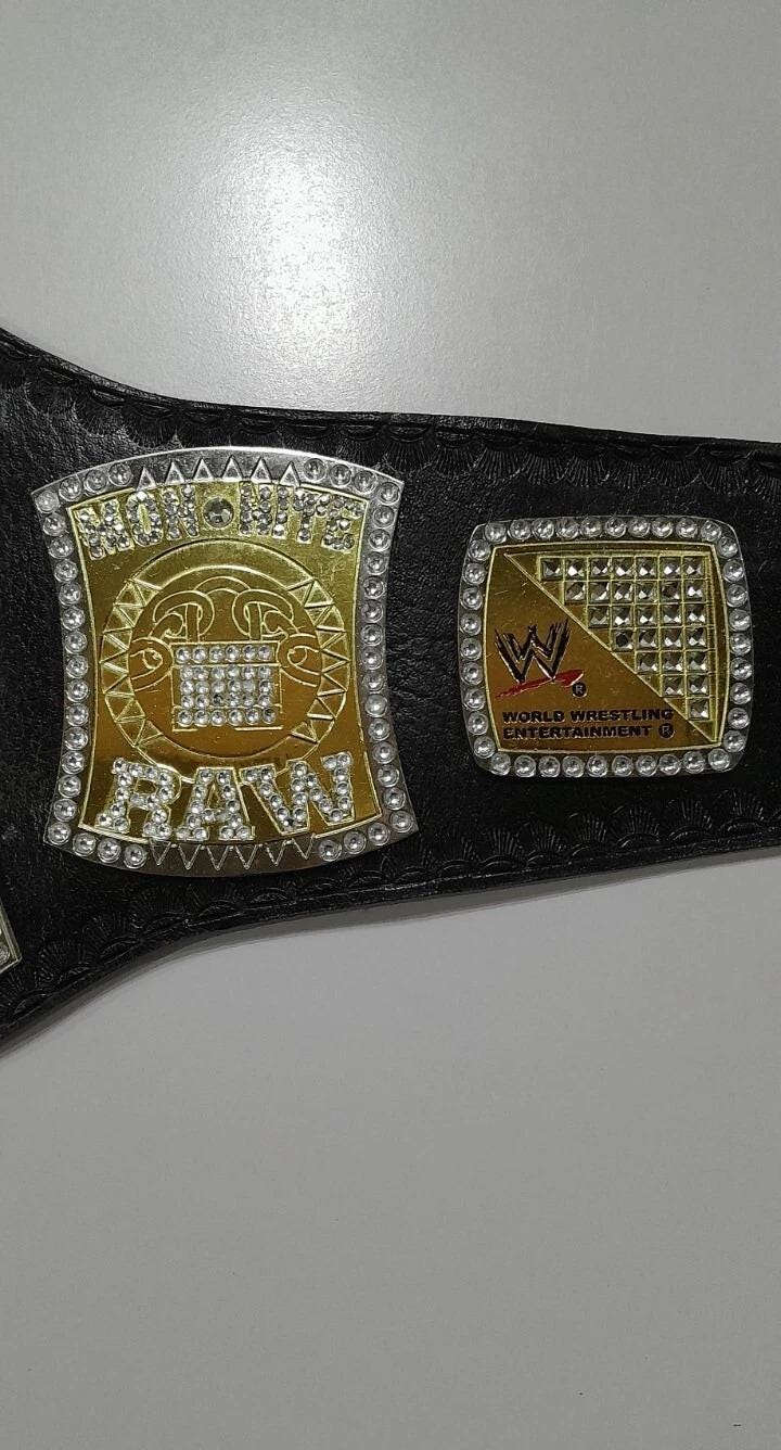 Edge Spinner Championship Belt | 2MM 4MM Replica | World Heavyweight Title | Real Leather | Adult Size Wrestling Belt