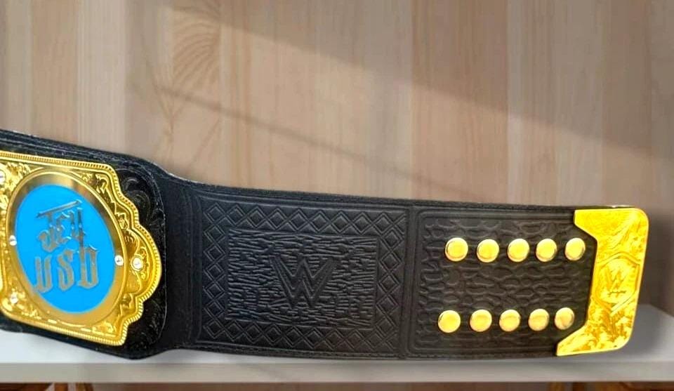World Heavyweight Wrestling Championship Replica Belt | Jey Uso Side Plates | 6MM Metal Plates | Adult Size Title Belt | New Champion Fan