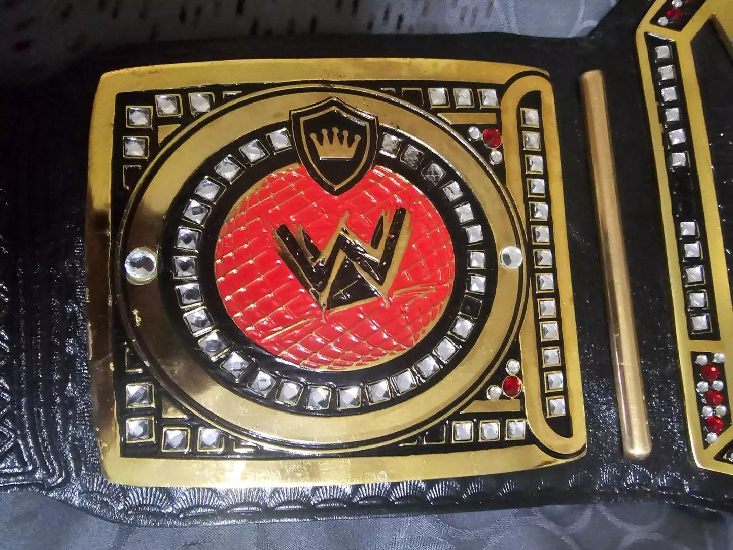 Scratch Logo Championship Replica Belt V2 | 2MM 4MM Zinc Plates | Real Leather Strap | Wrestling Title