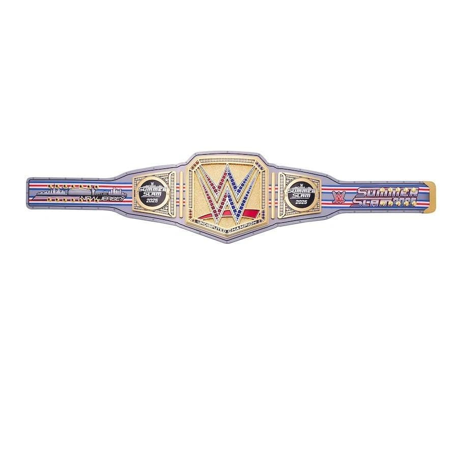 SummerSlam 2025 Undisputed Championship Belt | Replica 2MM 4MM Brass | Real Leather Strap | Adult Size Wrestling Gift