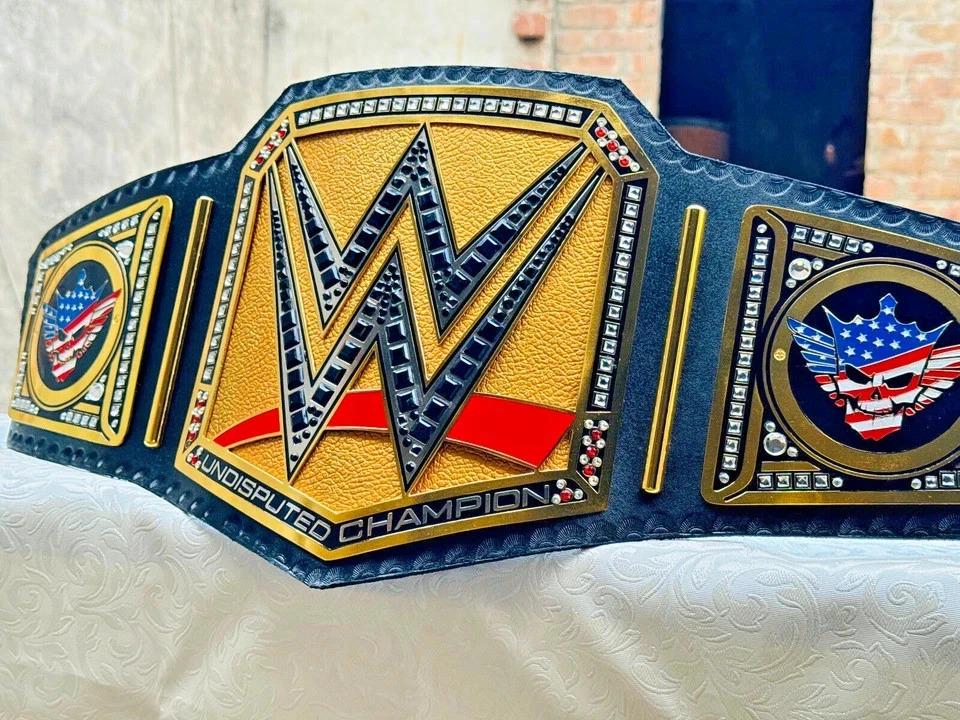 Cody Rhodes Undisputed Heavyweight Championship Belt | 2MM 4MM Brass Replica Title | Adult Size Wrestling Belt | Real Leather Strap