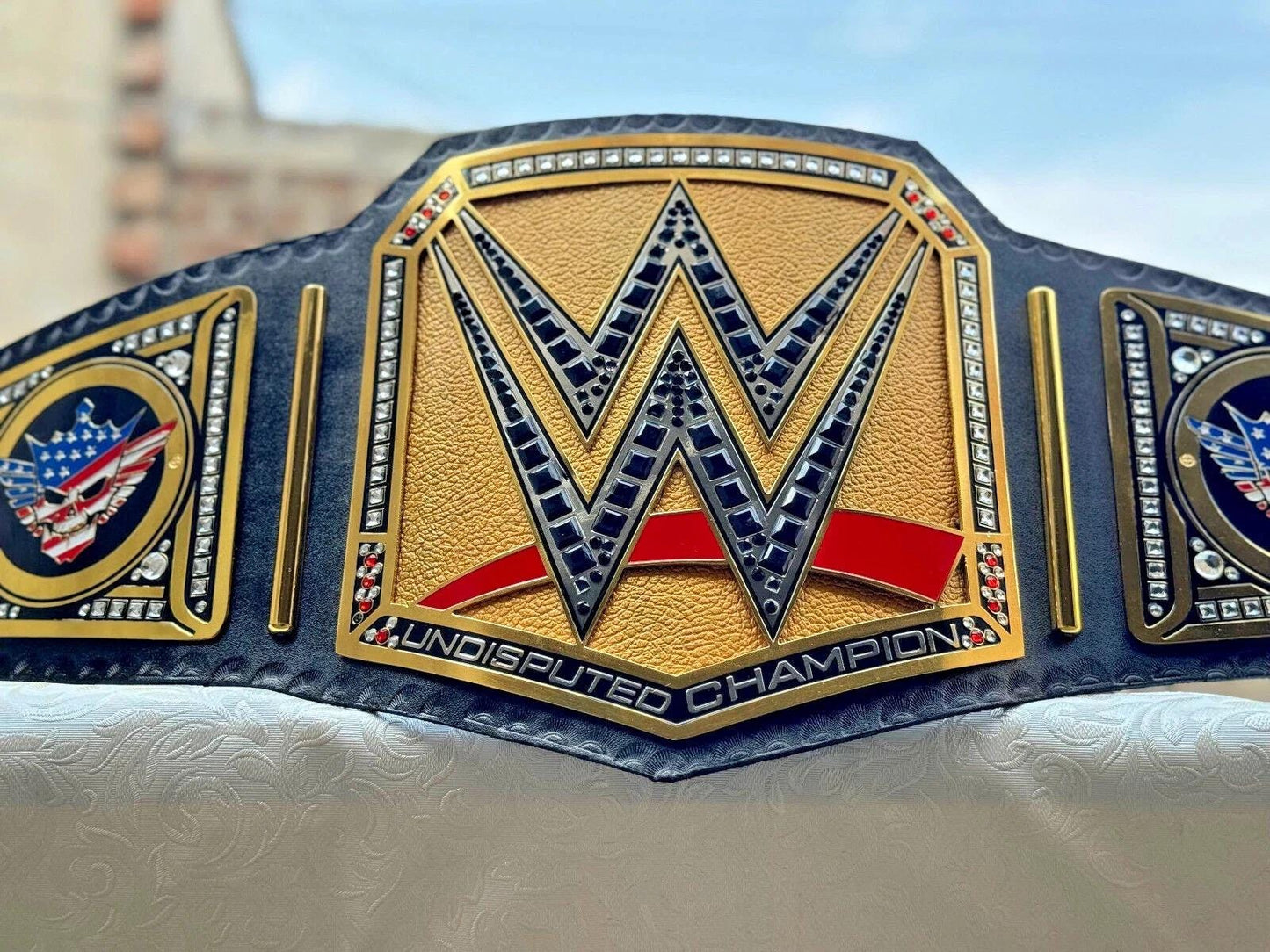 Cody Rhodes Undisputed Heavyweight Championship Belt | 2MM 4MM Brass Replica Title | Adult Size Wrestling Belt | Real Leather Strap