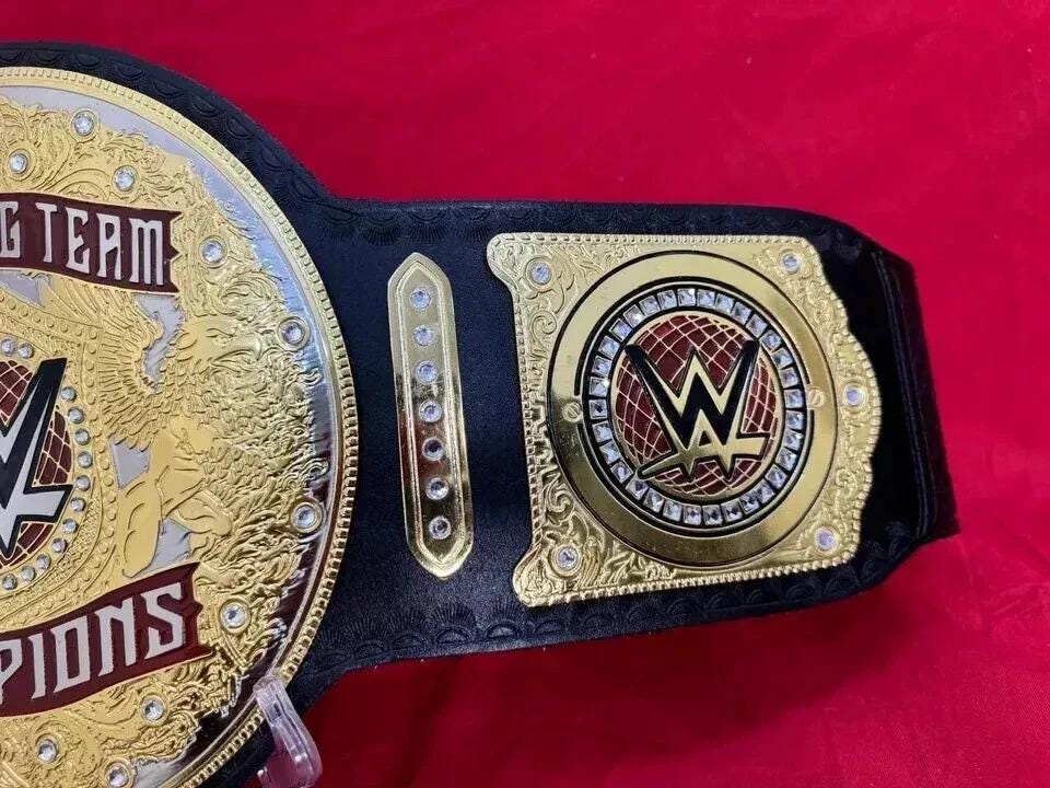 Universal Tag Team Championship Belt | Replica 2MM 4MM | Cody Rhodes Inspired | Wrestling Title Belt | Adult Size