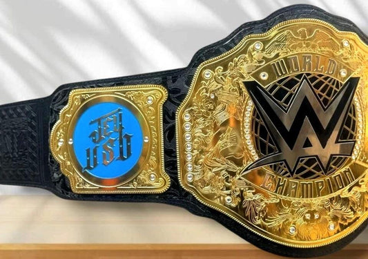 WWE World Heavyweight Wrestling Championship Replica Belt | Jey Uso Side Plates