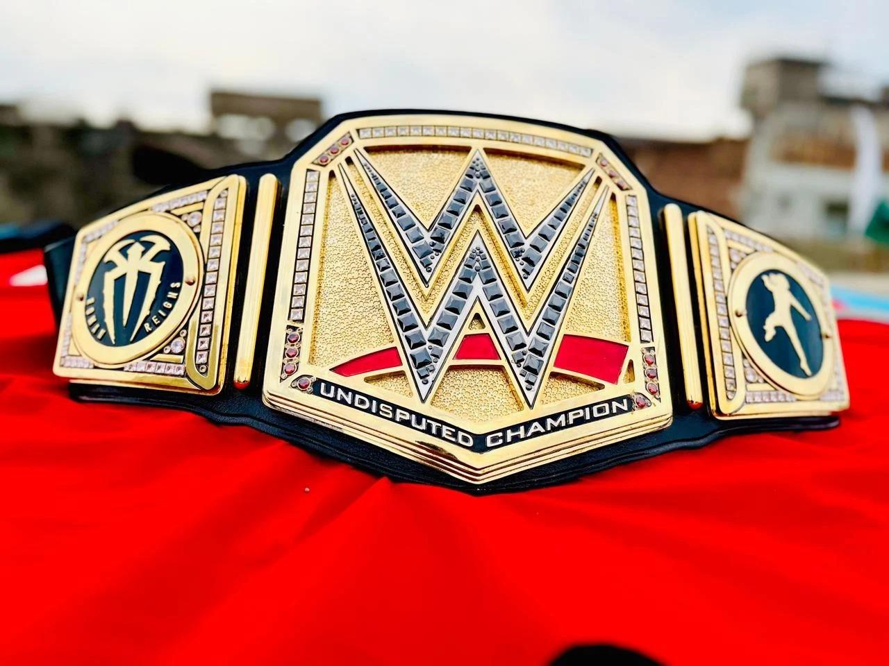 Undisputed Championship Belt 2025 | 10MM CNC Replica | 24K Gold Plates | Real Cowhide Leather | Style Title Belt | Jericho Tribute