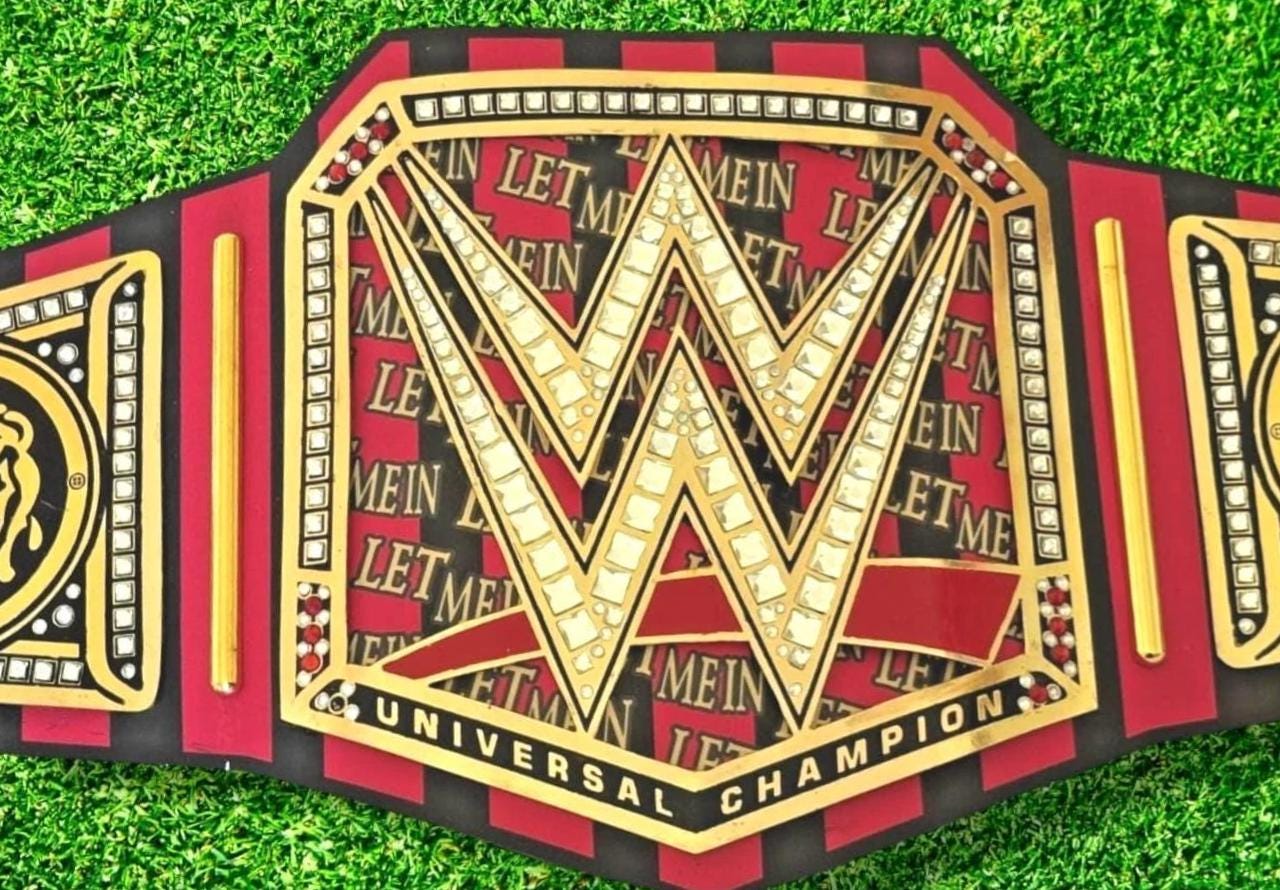 Bray Wyatt The Fiend Universal Championship Belt | 2MM & 4MM Replica | Tribute Title | Wrestling Fan Gift | Adult Size Leather Belt