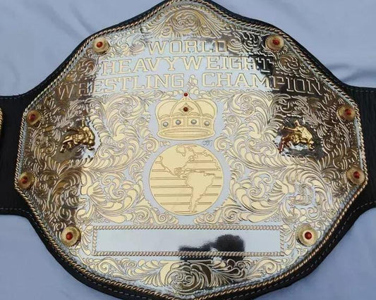 WWE Fandu Big Gold dual Wrestling Championship Replica Belt