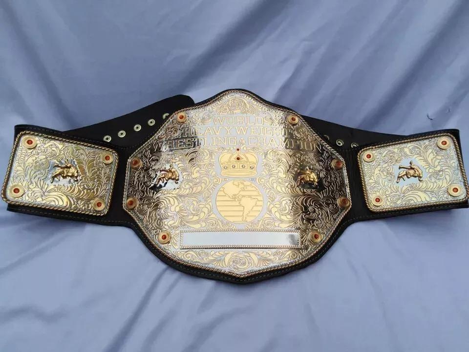 WWE Fandu Big Gold dual Wrestling Championship Replica Belt