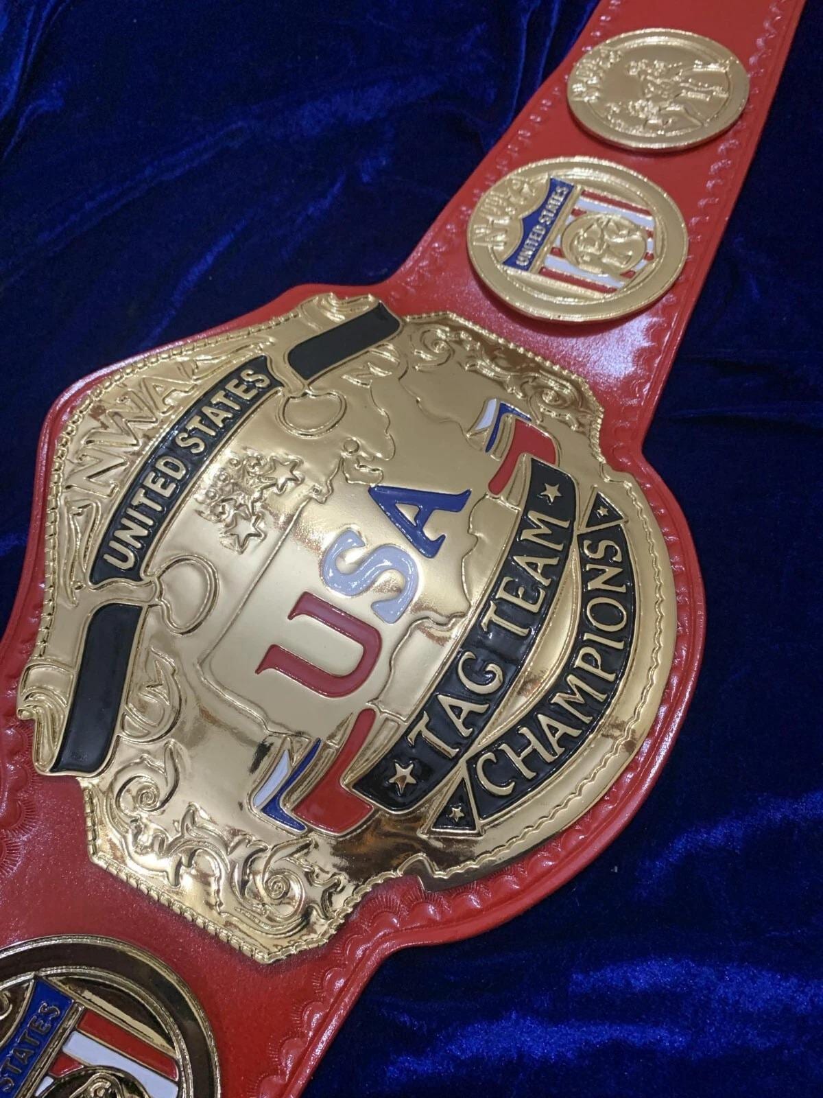 NWA USA Tag Team Championship Replica Belt