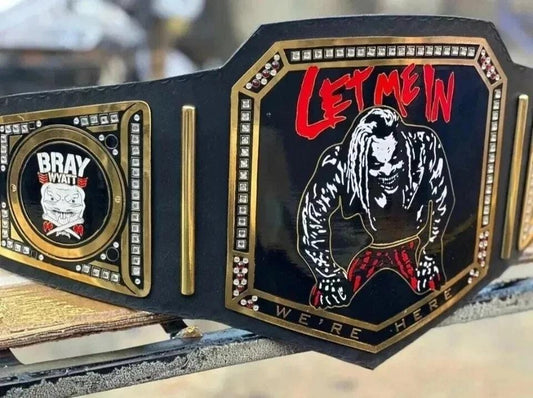 WWF Let Me In Heavyweight Wrestling Championship Bray Wyatt Replica Belt