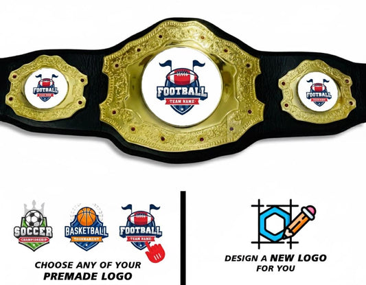 Custom Fantasy Sports Champion Belt | Personalized MVP Trophy Award