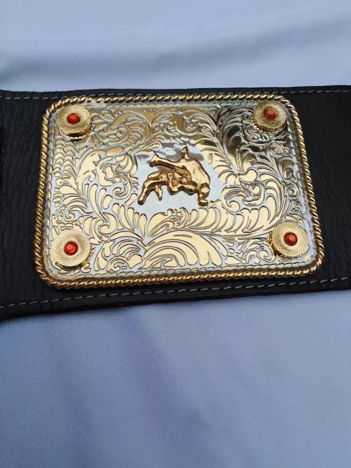 WWE Fandu Big Gold dual Wrestling Championship Replica Belt