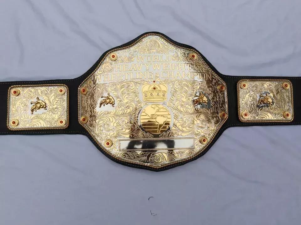 WWE Fandu Big Gold dual Wrestling Championship Replica Belt