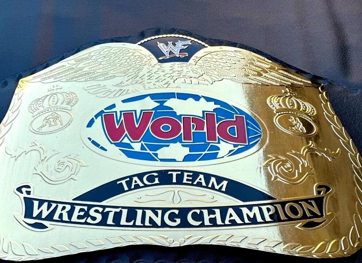 World Tag Team Wrestling Championship Replica Belt