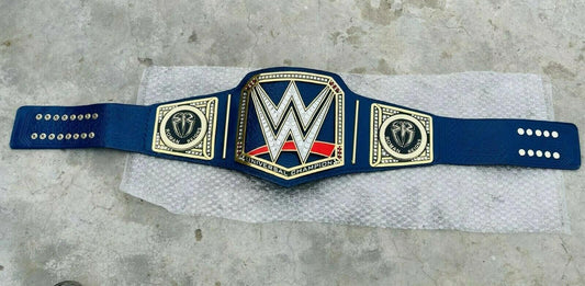 WWE Blue Universal Championship Replica Belt with Roman Reigns Side Plates