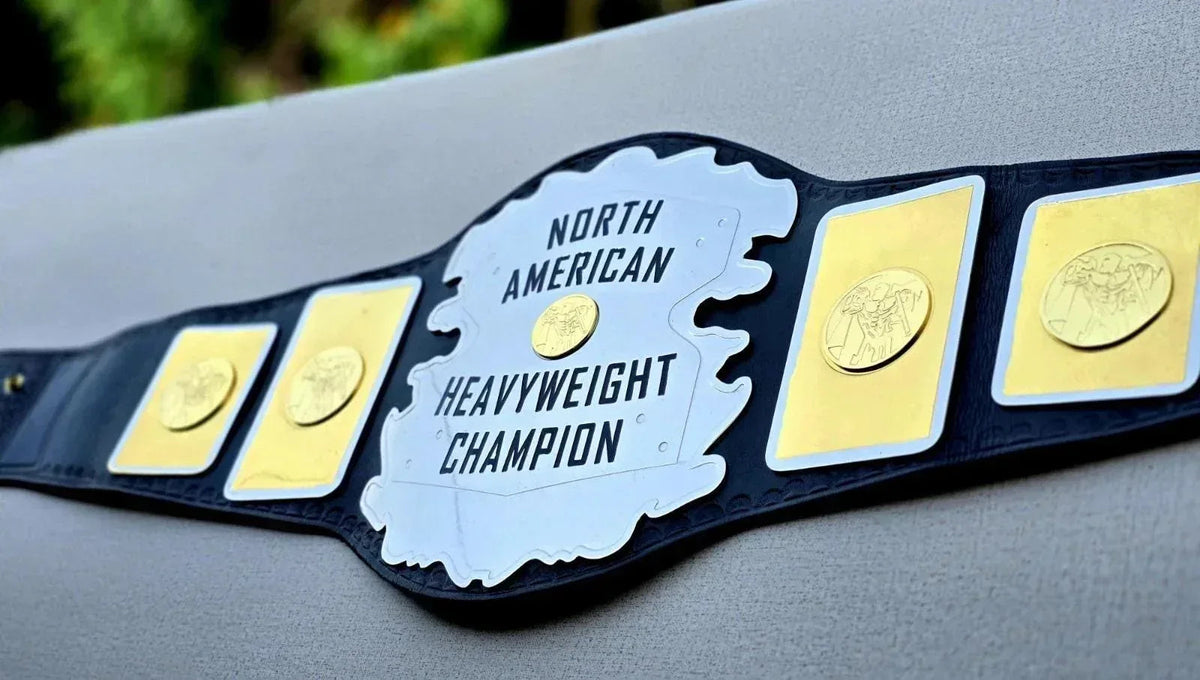 Mid South North American Heavyweight Championship Wrestling Replica Belt