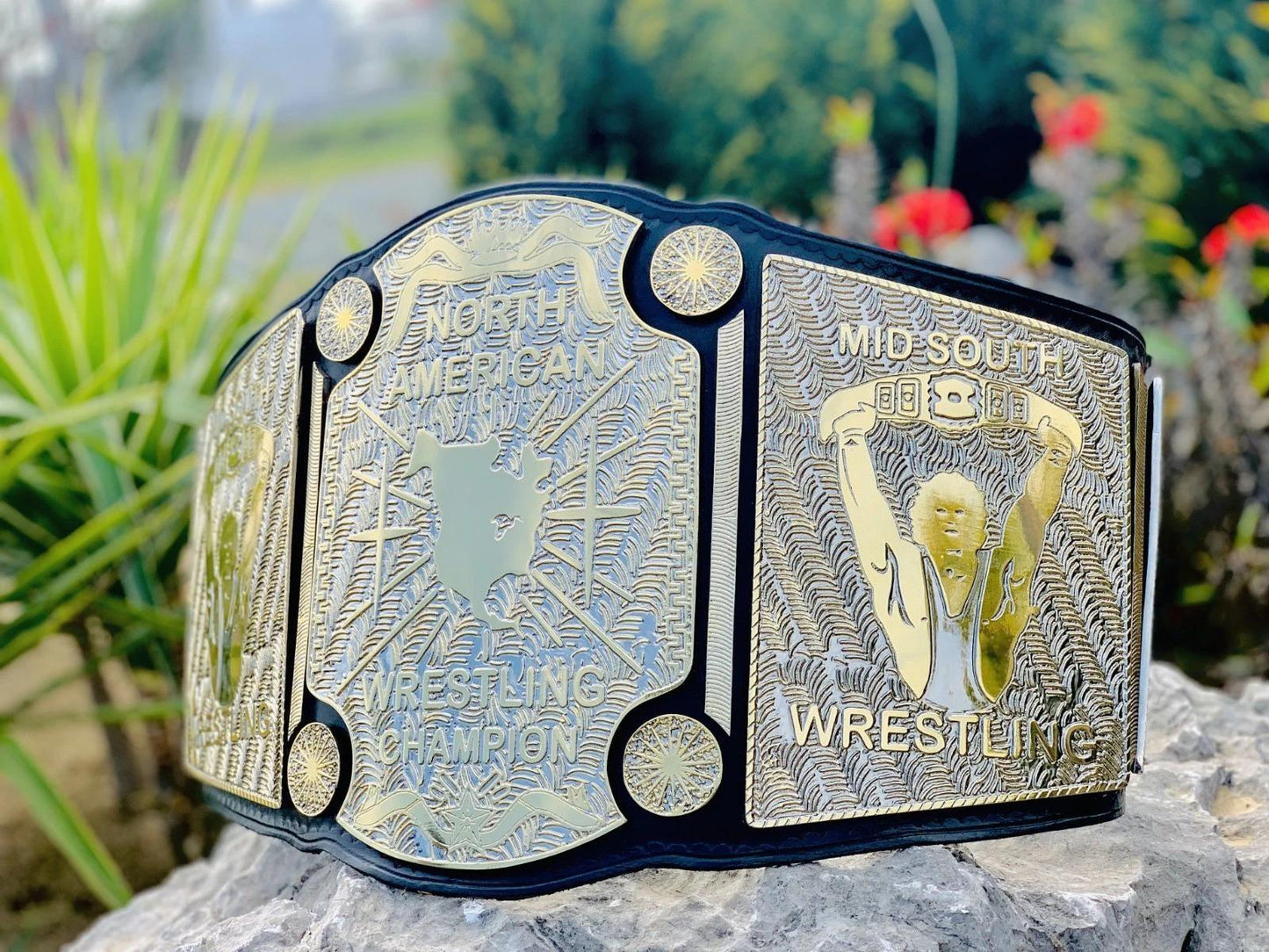 NWA Mid-South North American Championship Wrestling Replica Belt