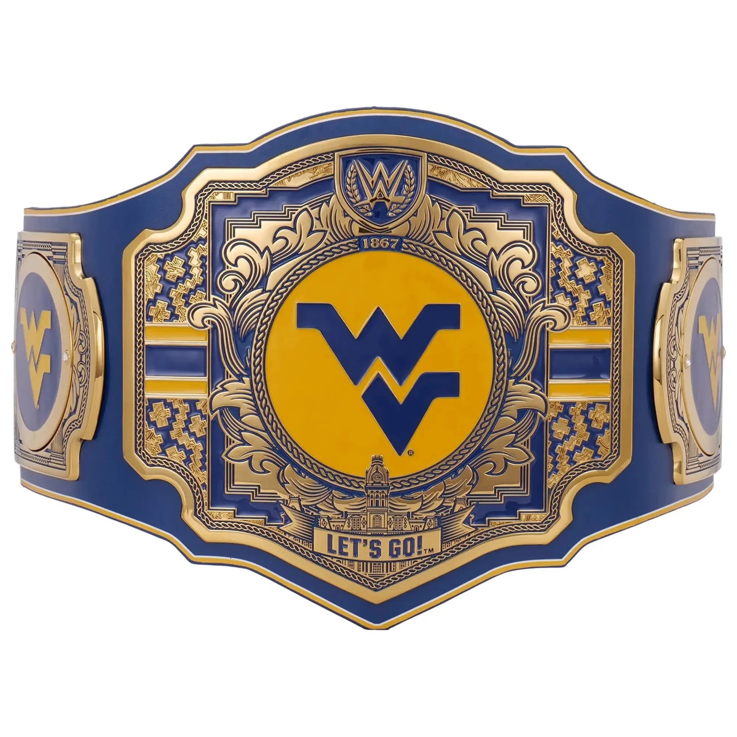 West Virginia Mountaineers WWE Legacy Title Belt 2MM