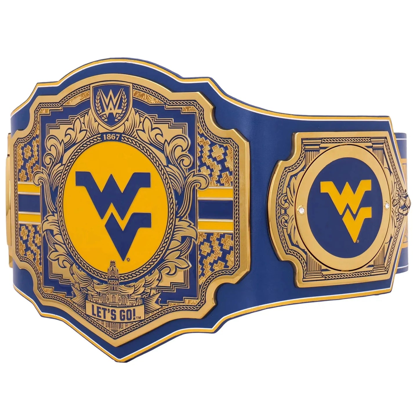 West Virginia Mountaineers WWE Legacy Title Belt 6MM