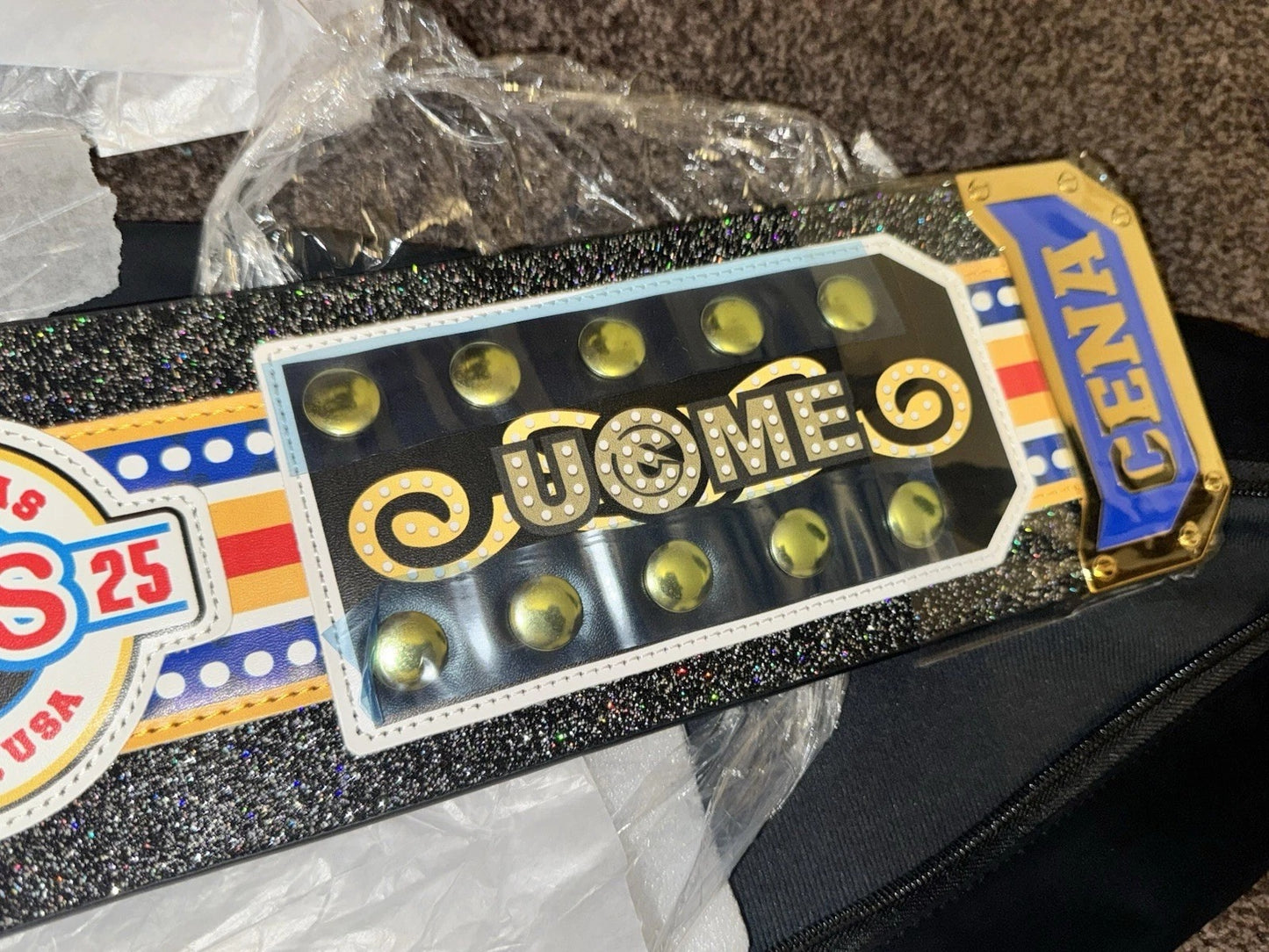 John Cena Farewell Tour 2025 Spinner Championship Replica Belt